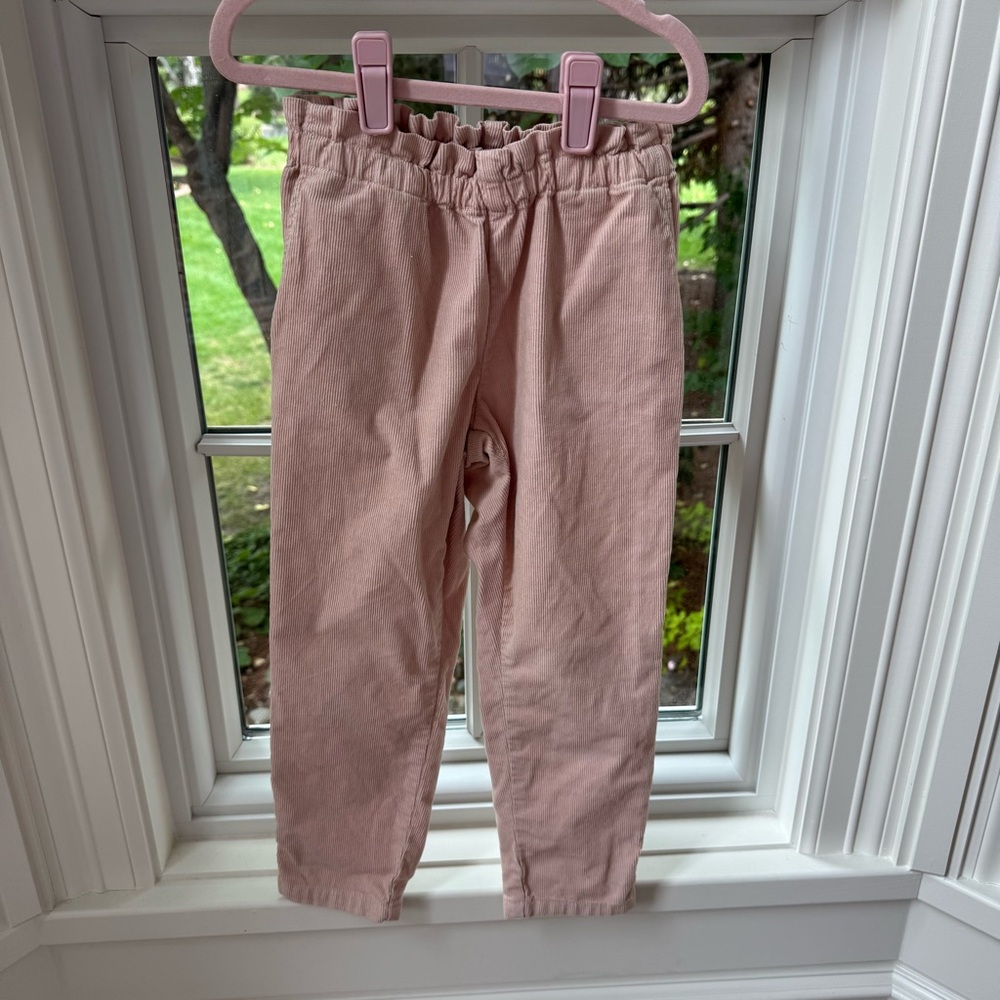 Bonpoint Dusty Pink Girls Corduroy Pants Size 6